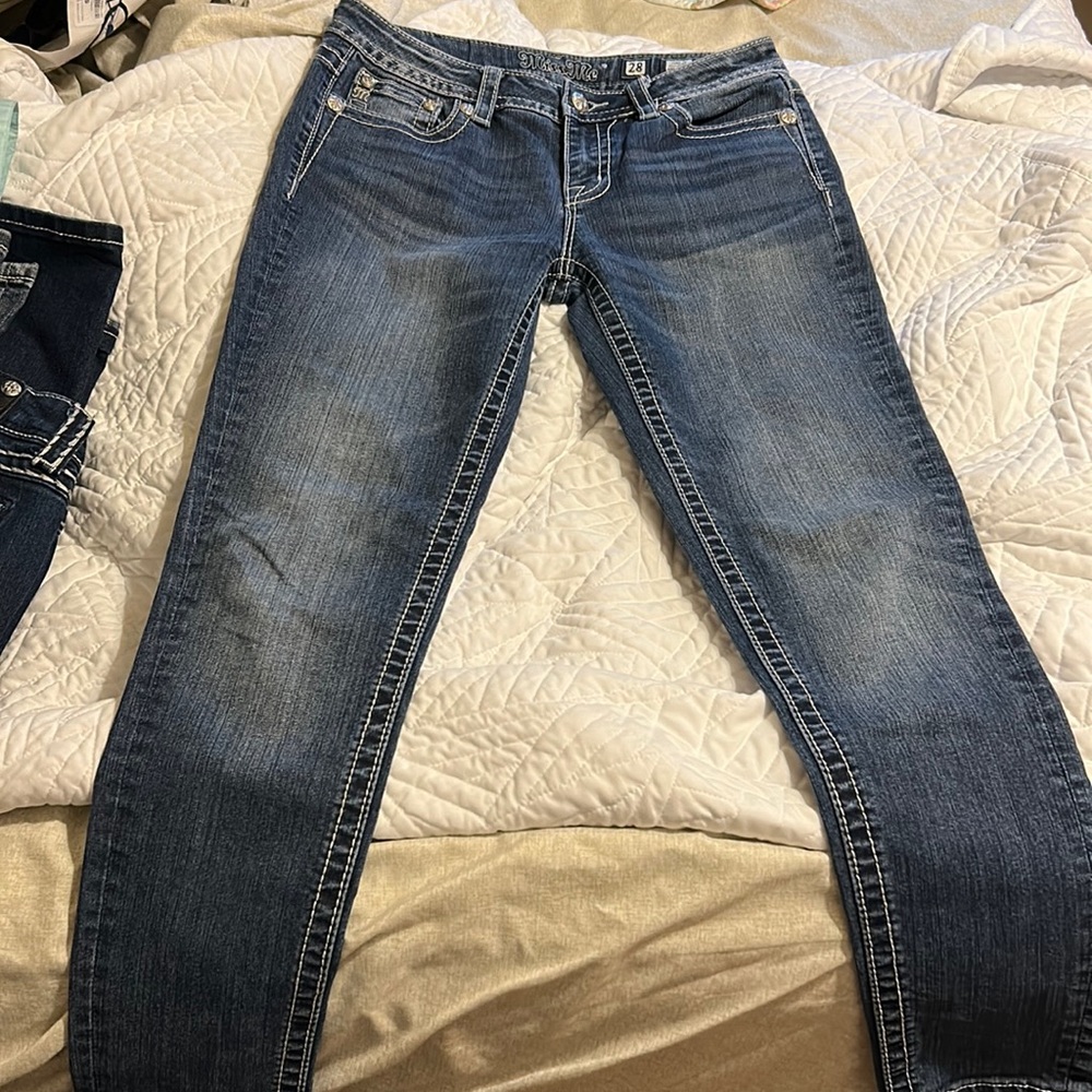 Mid-Rise Skinny Stretch Jeans Hailey size 28